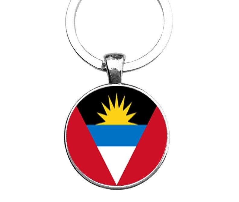 Antigua Flag Keyring